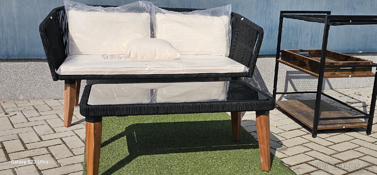 Zahradní set VISTA černý - 4