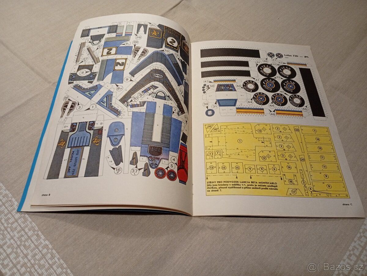 Vystřihovací modely automobilů - déčka ABC - 4