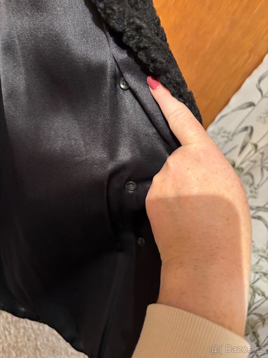 Vintage kožich z ovčí kožesiny - 4