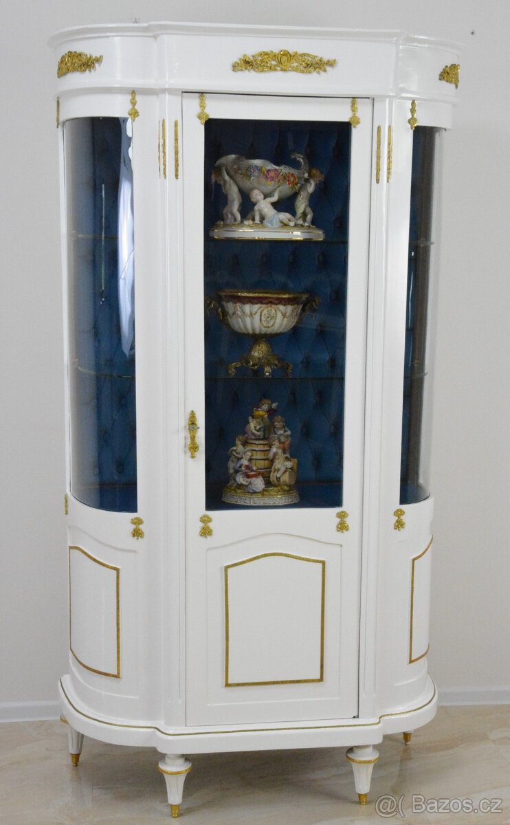 Zámecký jídelní set - 11 částí - zdobený bronzem - 4