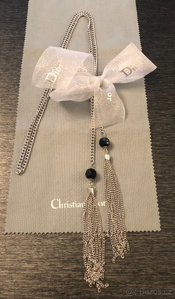 DIOR beauty parfums - náhrdelník s mašlí - 4