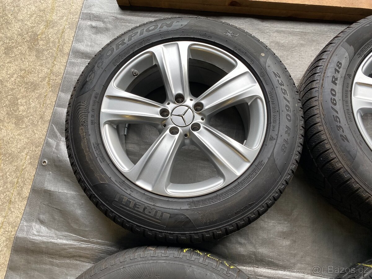 18 alu org. Mercedes 5x112 mm, Top stav + TPMS - 4