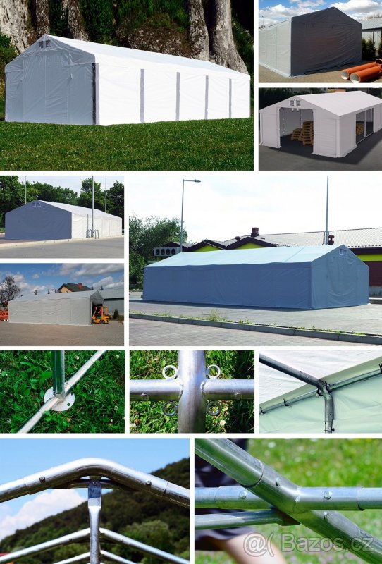 Skladovací stan 6x12m PVC - 4