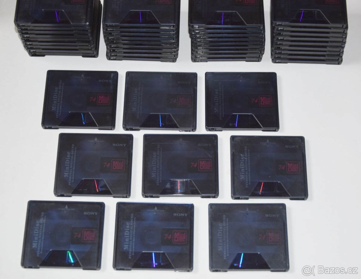 MD minidisc SONY 74min., s obaly, sada 9ks - 4