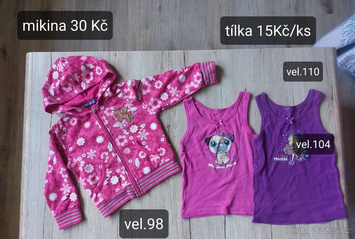 Tričko vel.86,104,110,116,122,128,140 - 4