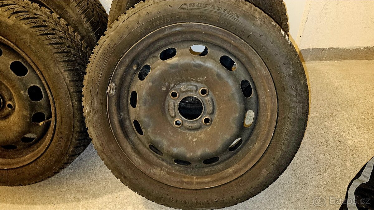 Prémiové zimni pneu Dunlop Winter Response 2 195/50 R15. - 4