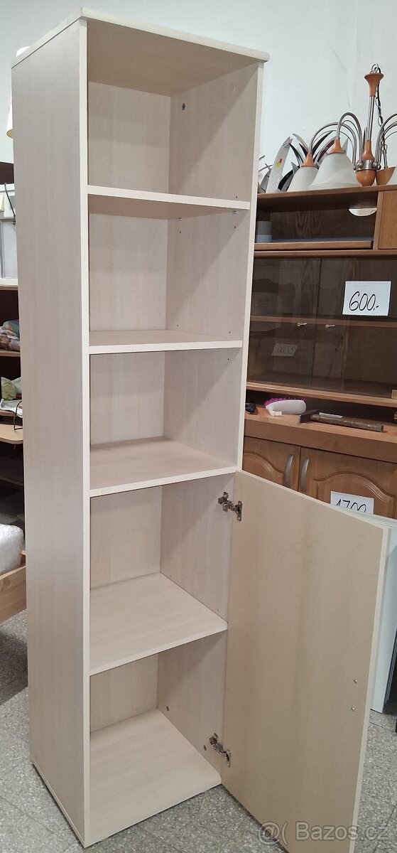 Regál policový 1x dvířka - 4