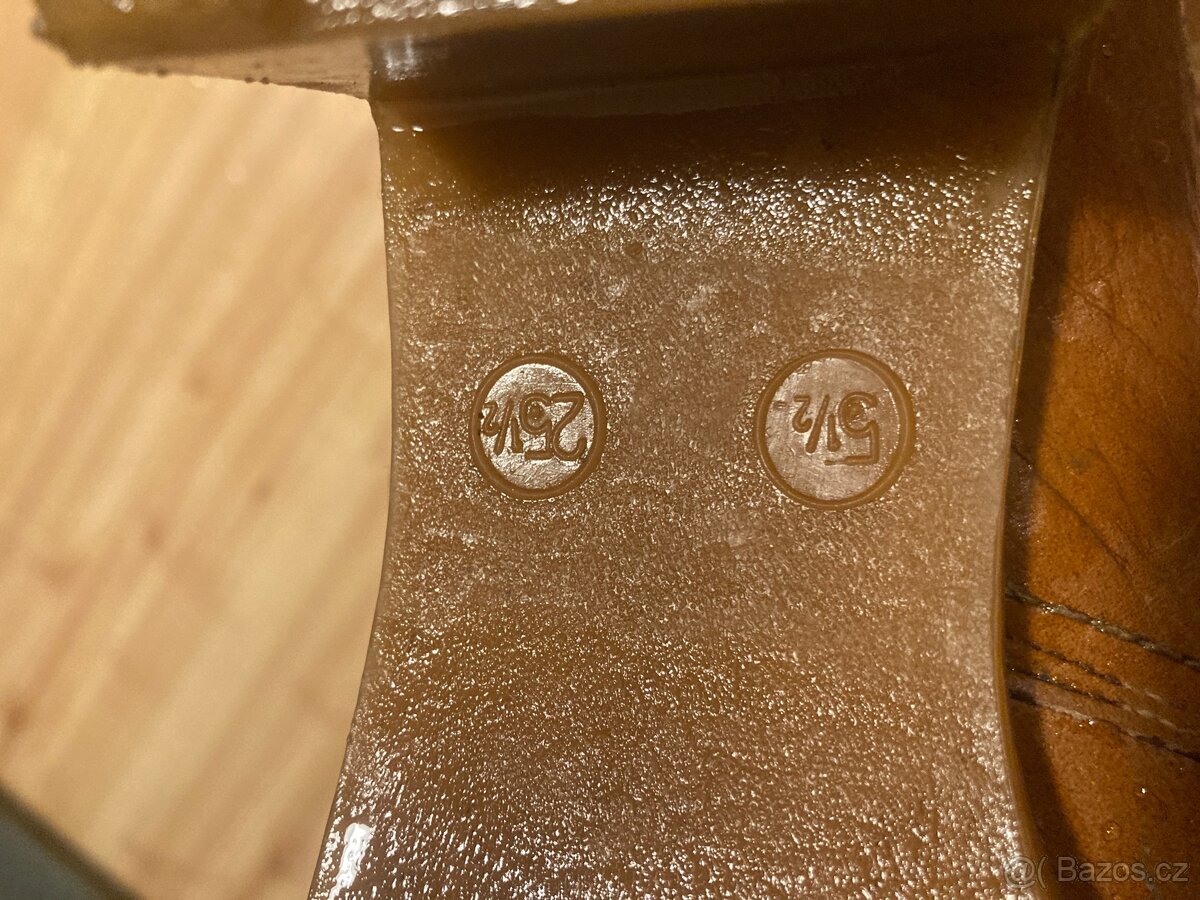 Kožené retro boty po babičce - 4