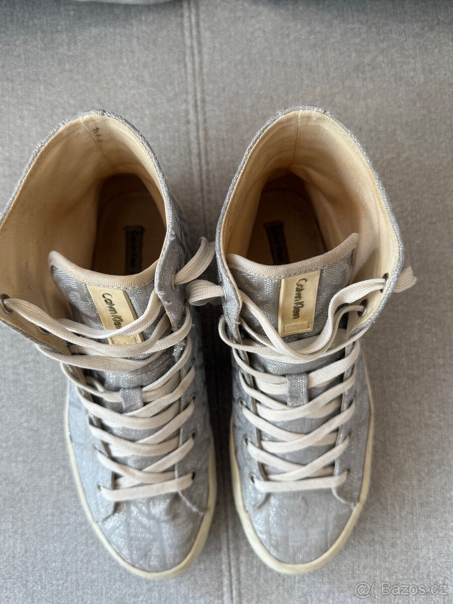 Kotníkové tenisky Calvin Klein - 4