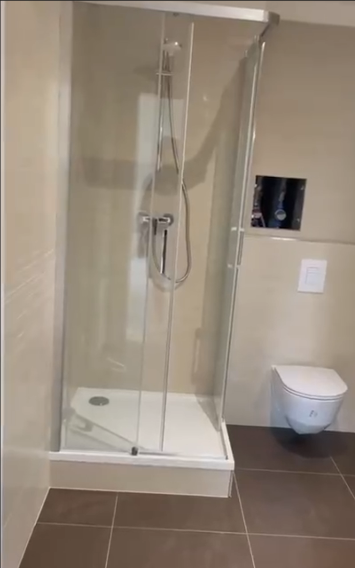 Sprchový kout litý mramor 90x90 - 4