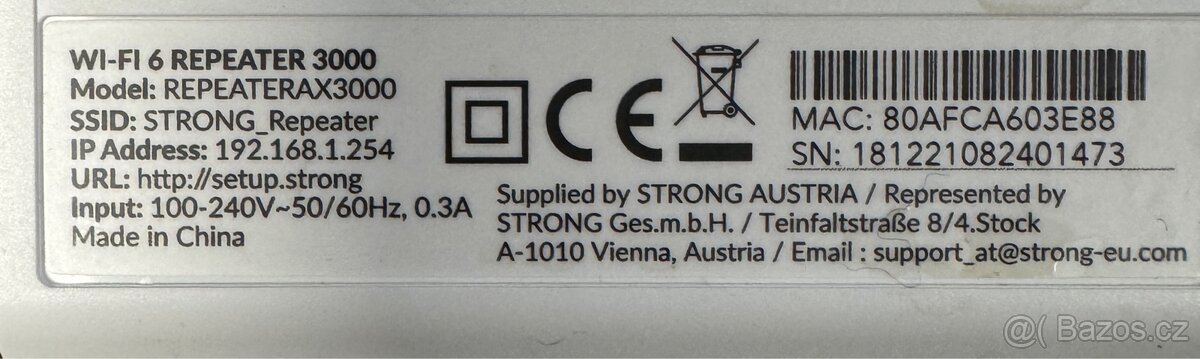 Repeater Wifi 6 Strong AX3000 - 4
