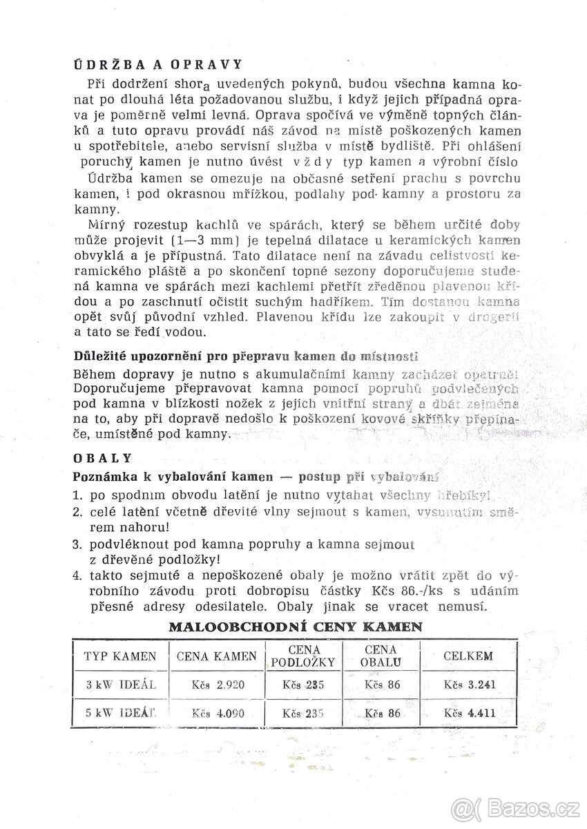Elektrická Vamberská kamna 5kw Ideal - 4
