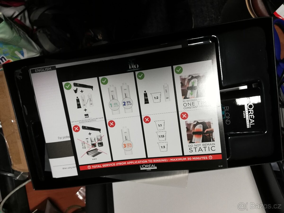 Nová profesionální žehlička Loréal Instant Highlights Blond - 4