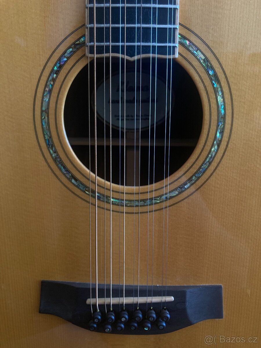 Elektroakustická 12-strunná kytara - Klema - 4