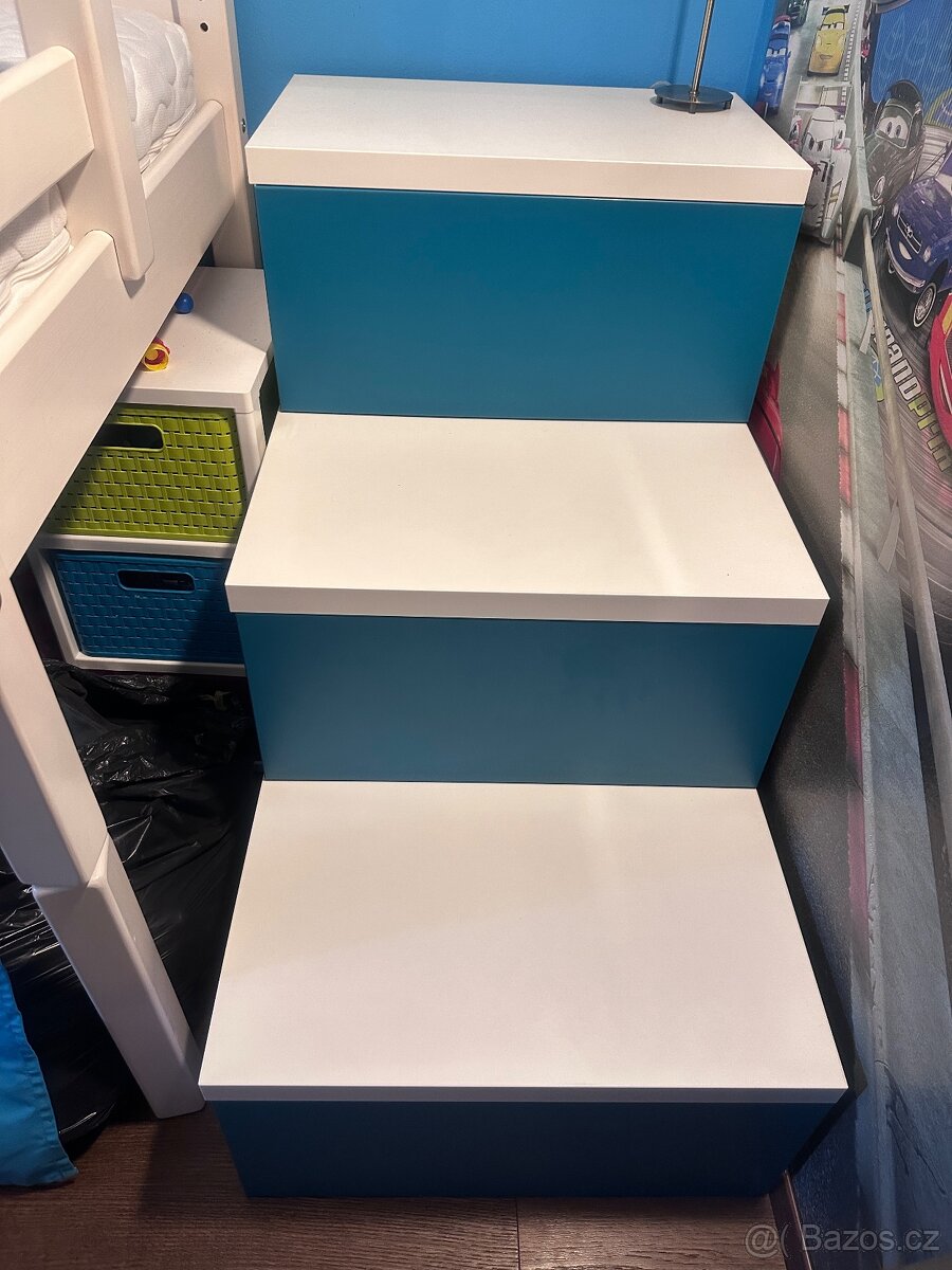 Dětská postel + schody - 4