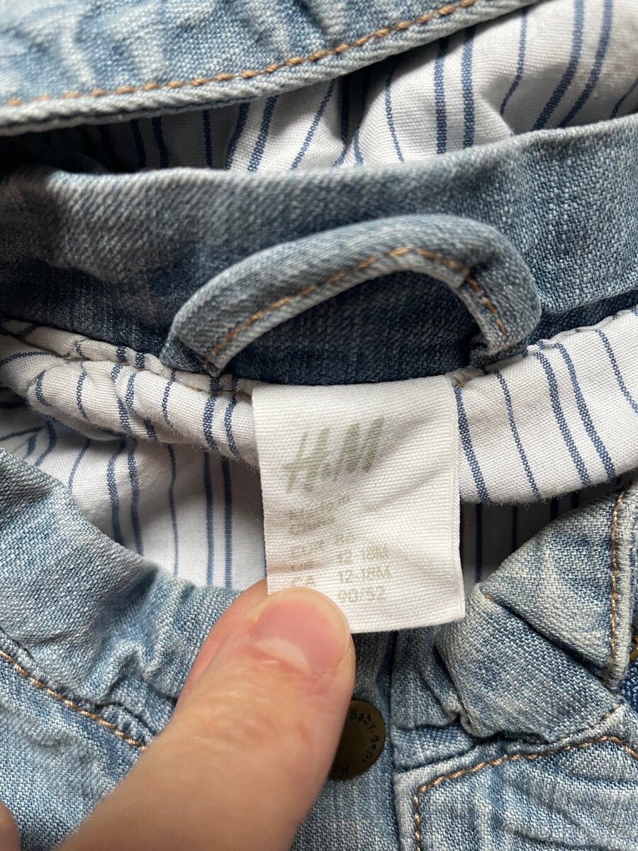 H&M džínová bunda vel. 86 - 4