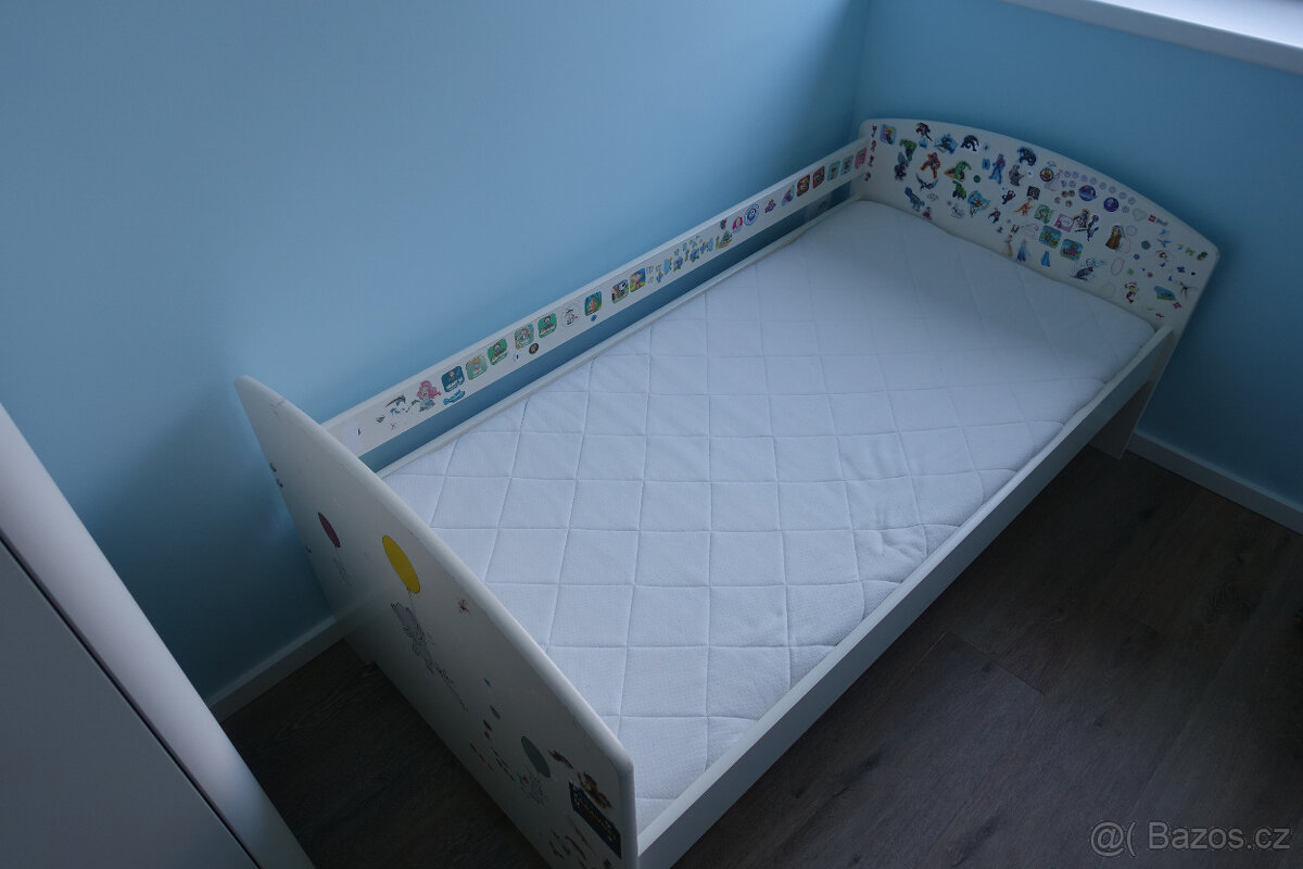 Dětská postýlka s matrací 140cm x 70cm - 4