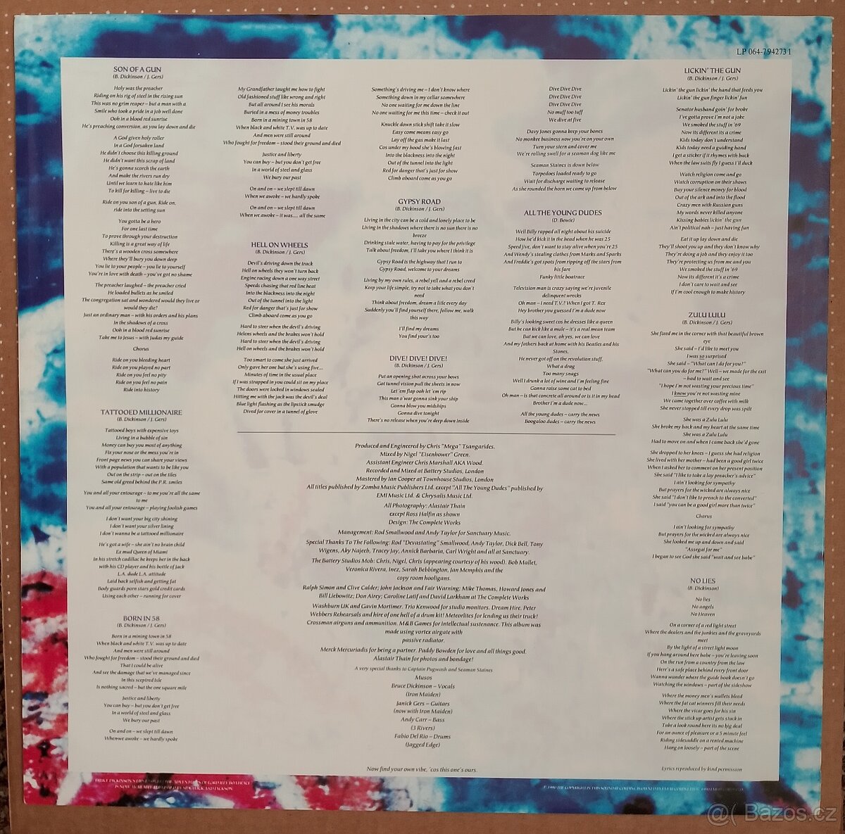 LP Bruce Dickinson - Tattooed Millionaire - 4
