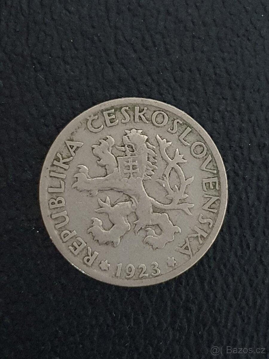 Prodám mince 1Kčs 1922-38 - 4