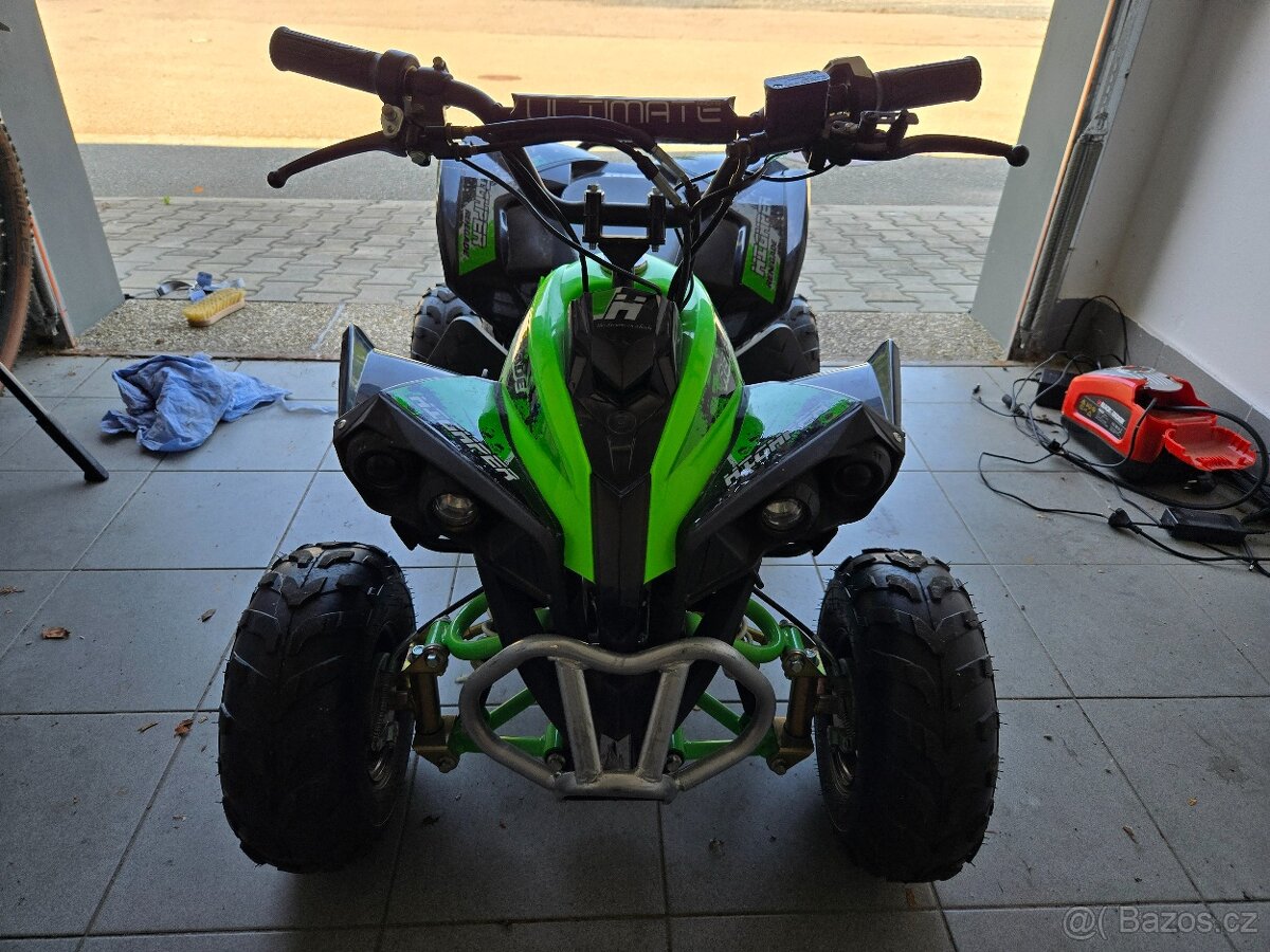 Dětská elektrická čtyřkolka 1200 W Ultimate Renegade zelená