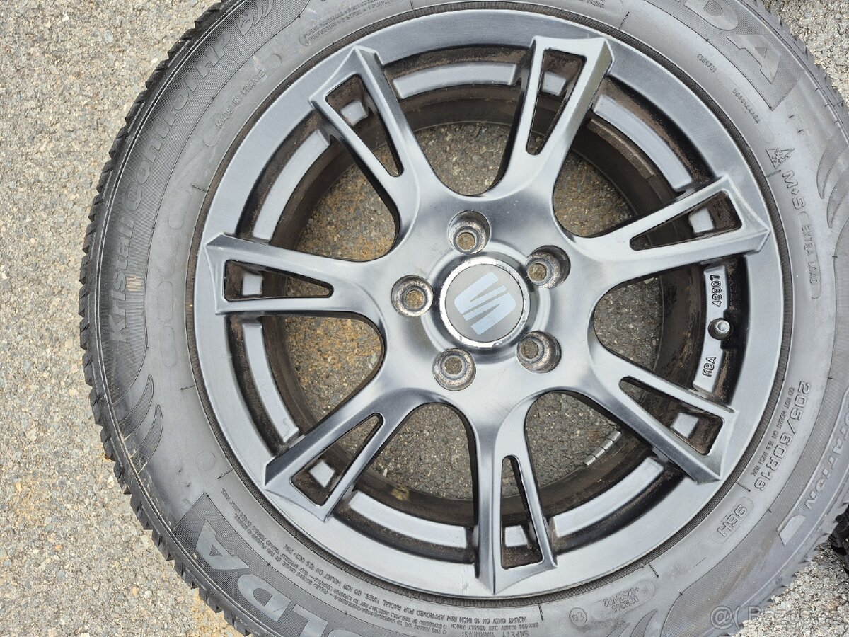 Sada elektrony a zimní pneu 205/60 R16 - 4