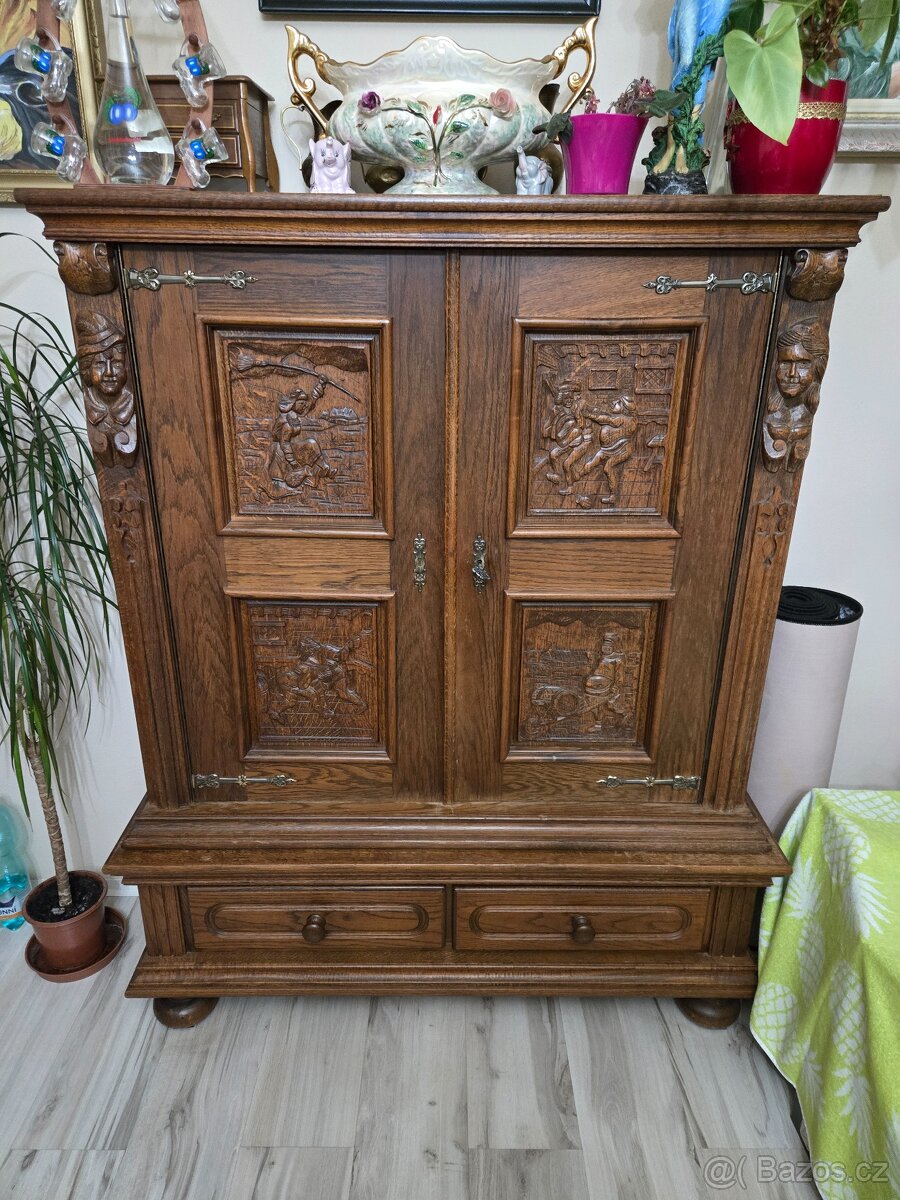 Rustikální komoda nábytek - 4