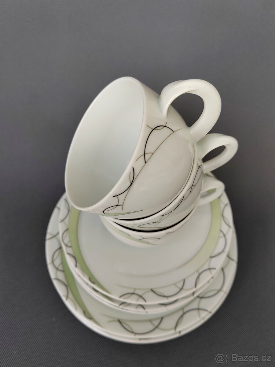 Komplet šálku s podšálkem a talířem Seltmann Weiden "Monaco - 4