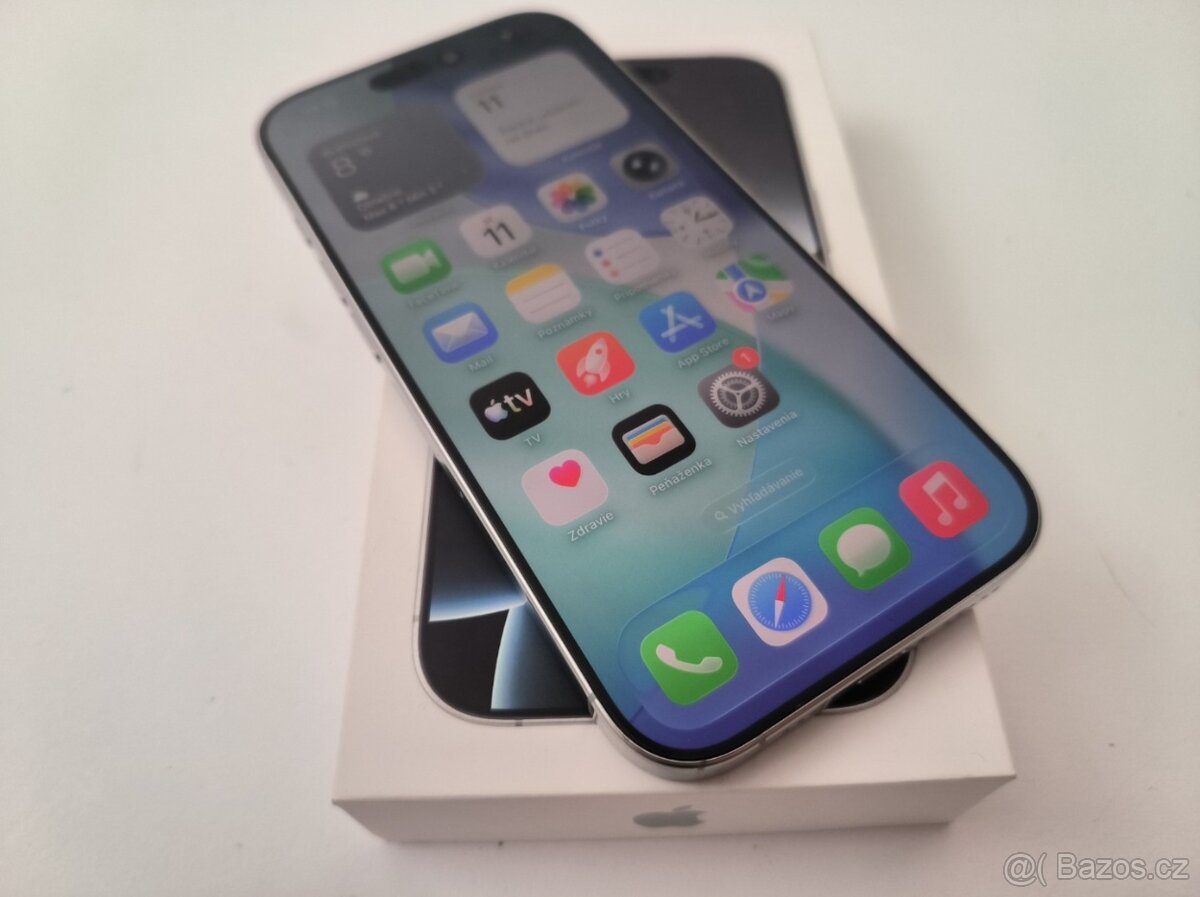 apple iphone 16 PRO 128gb White Titanium 92% Batéria - 4