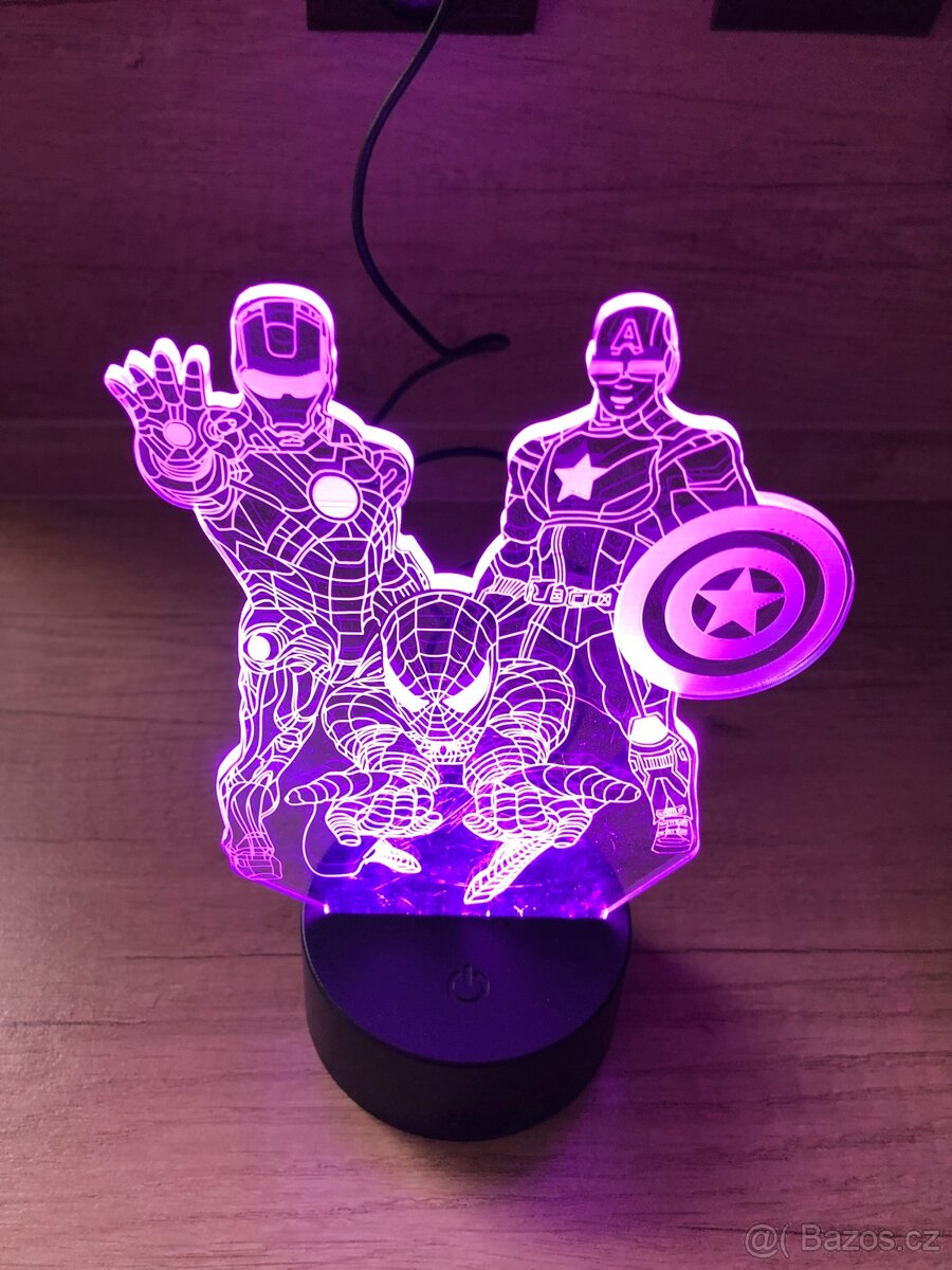Noční světlo do dětského pokoje Marvel - 4