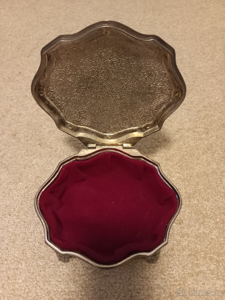 Šperkovnice s erbem +ze slonové kosti - 4