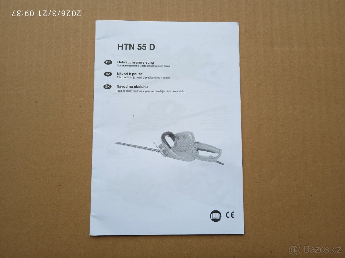 Nůžky na živý plot elektrické Ikra - 4