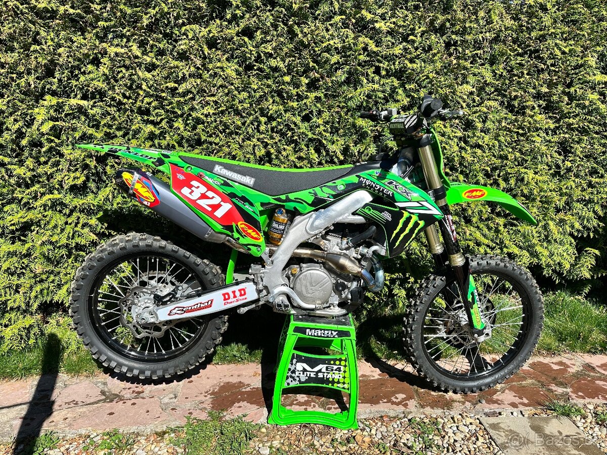 Kawasaki KX450F 2023 - iba 8 mth fmf výfuk tlmiče ohlins