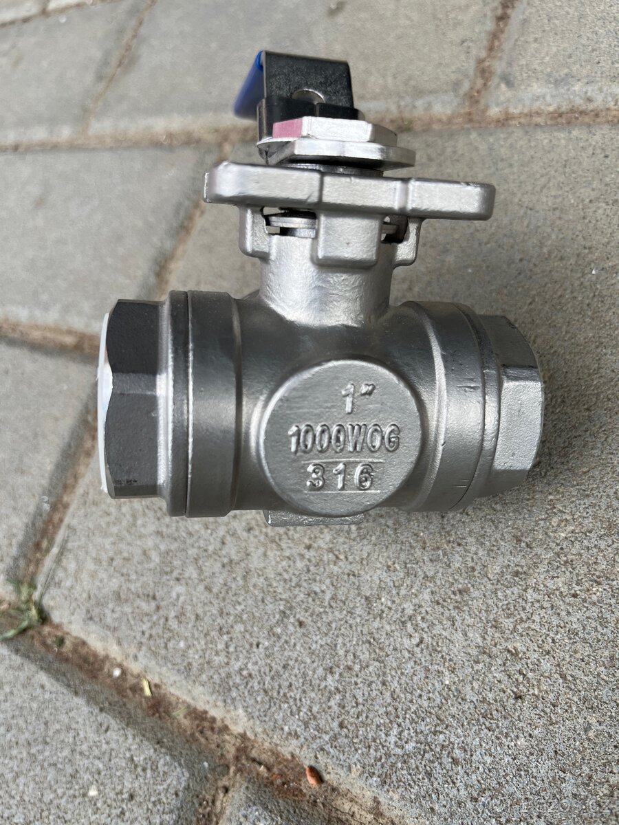 Třicestný kulovy kohout 1" - 4