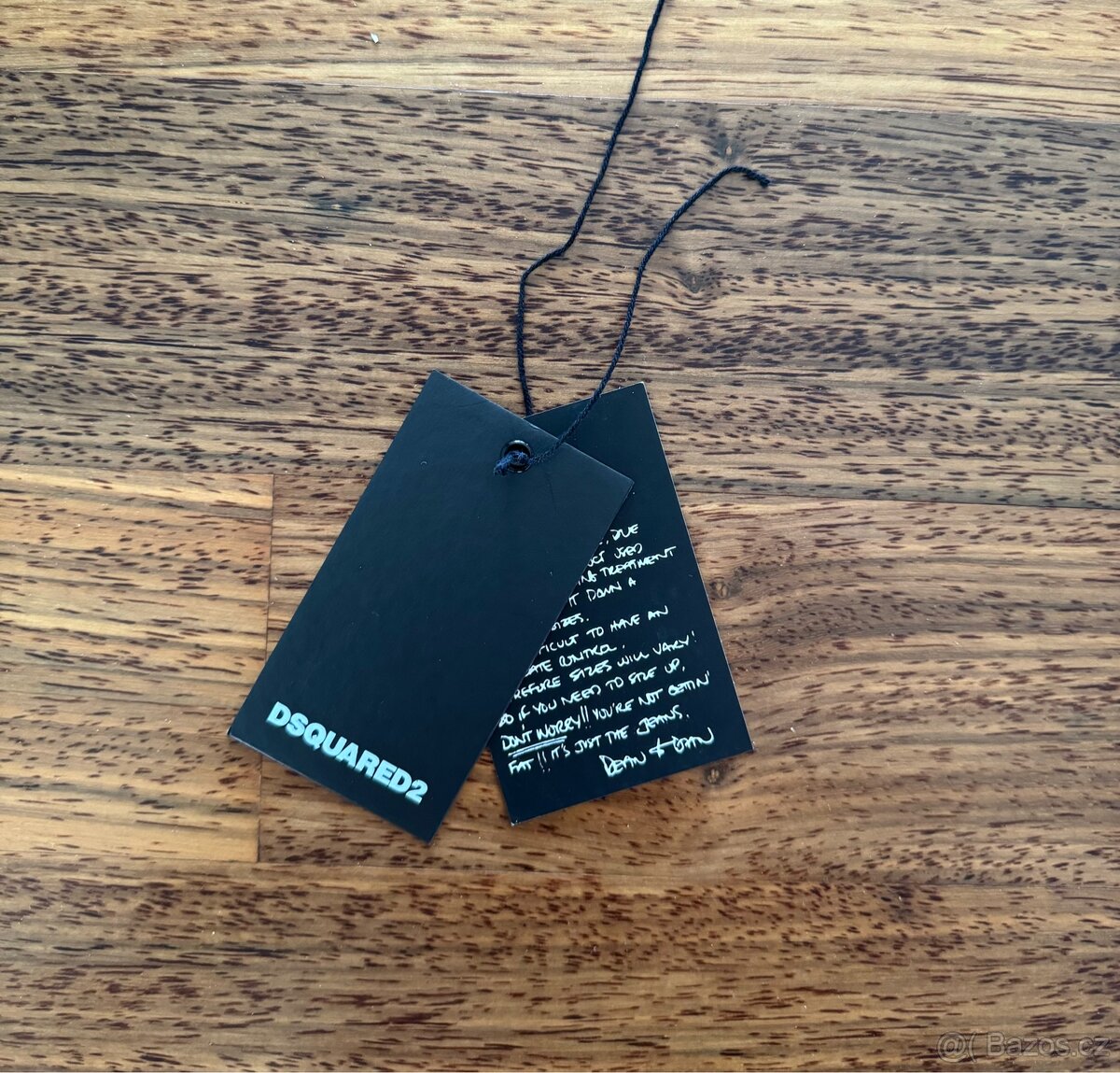 Triko Dsquared 2 bílé s logem ICON - 4