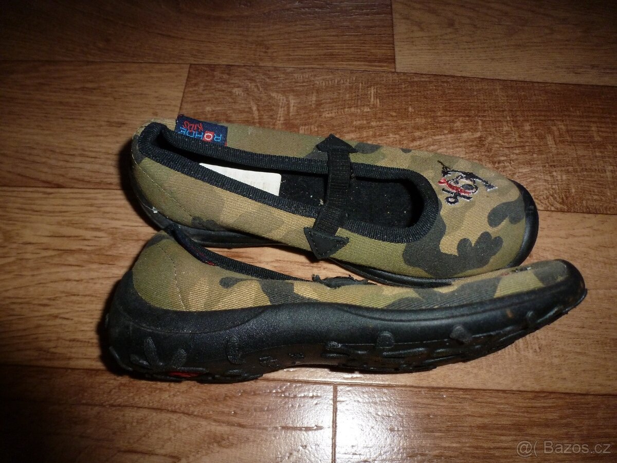 Dětské maskáčové botičky na léto vel.30 - 4