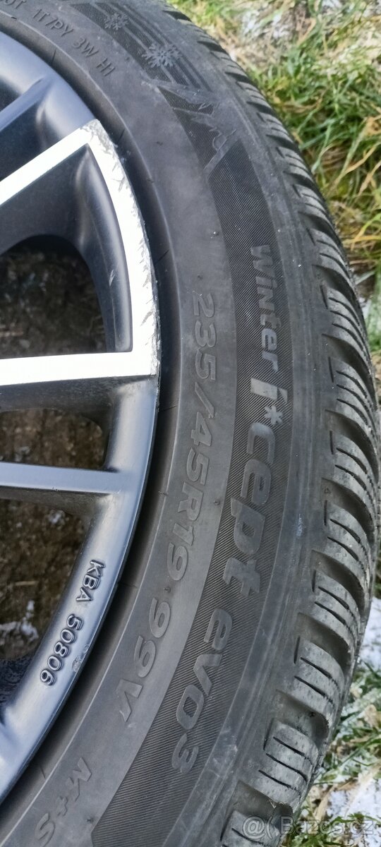 ZIMNÍ SADA 5×112/19 PNEU 235/45/19 HANKOOK - 4