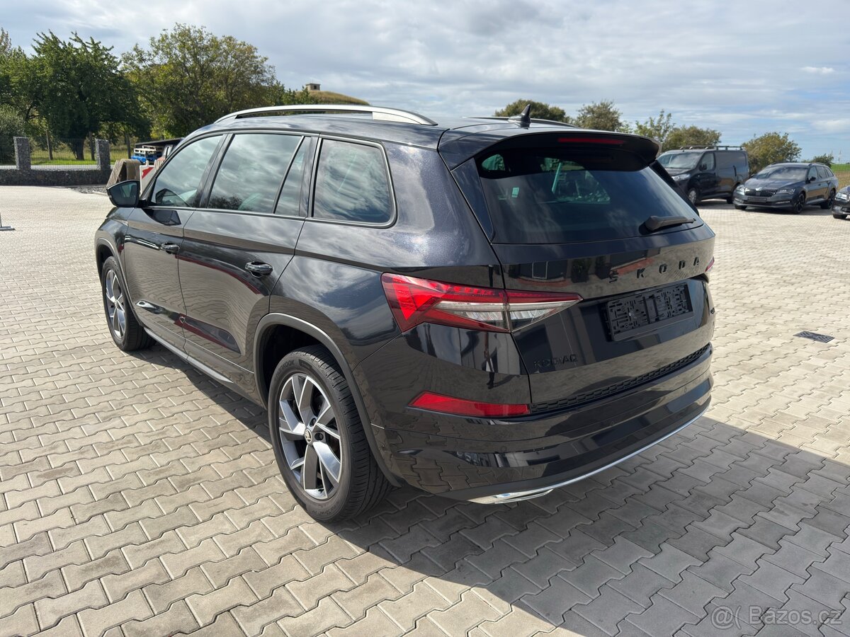 Škoda Kodiaq Sportline 4x4 2022 2.0TDi 147kw Tažné Panorama - 4