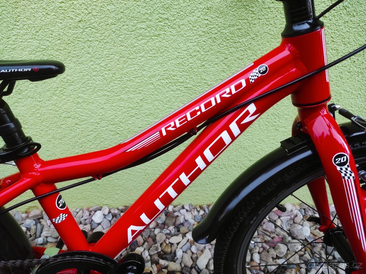 Značkové dětské kolo Author Record 20" (červená) - 4
