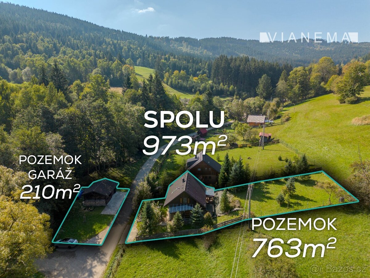 POUZE U NÁS Výjimečný rodinný dům, pozemek 973 m2, Makov - 4