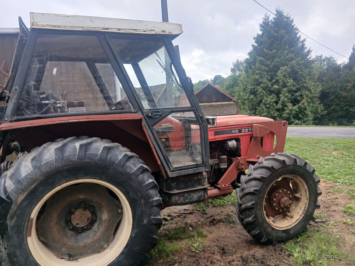 Zetor (řada 6945 / 7045) a navijákem TUN-40 - 4