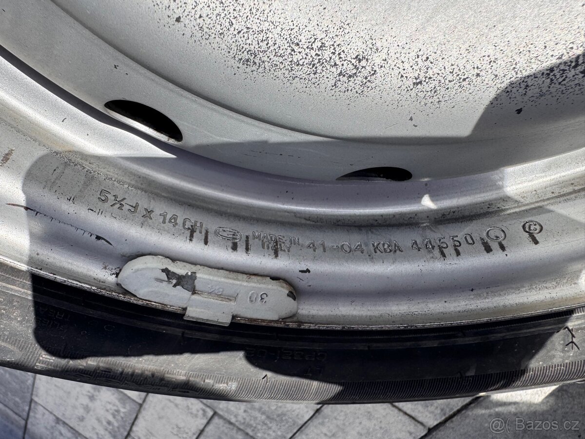 175/65R14C letní sada kol 4x108 - 4