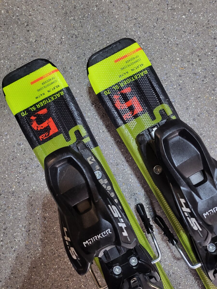 JUNIOR.CARV. LYŽE VOLKL RACETIGER SL JR - 70 CM - 4