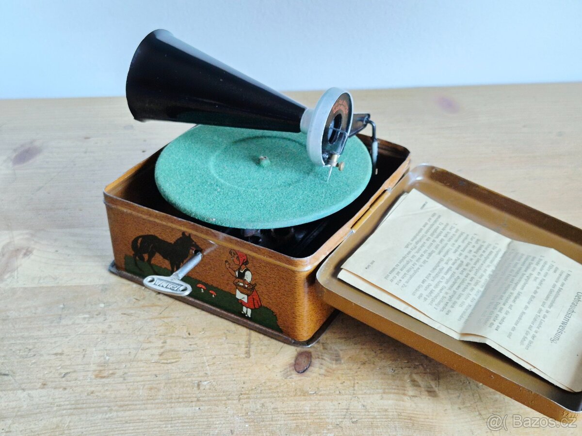 Starožitný gramofon Bing Pingmyphone, 1920-1932, Německo - 4