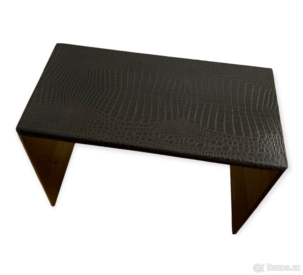 FENDI CASA luxusní kůží potažený stůl (krokodýl) s 21% DPH - 4