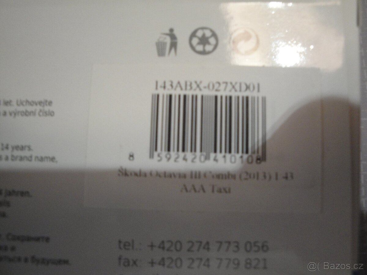 ABREX 1:43 ŠKODA Octavia AAA Taxi - 4