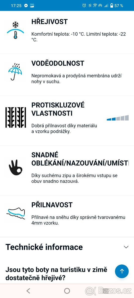 Prodám dětské nepromokavé boty velikost 36 - 4