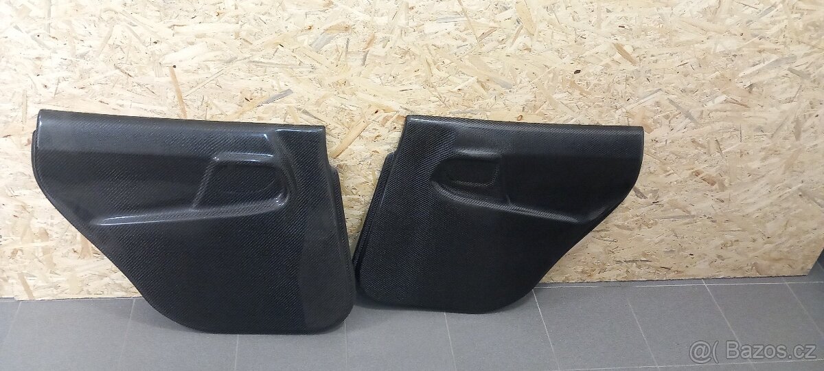Subaru impreza 2001-2007 carbon výplně dveří zadni - 4