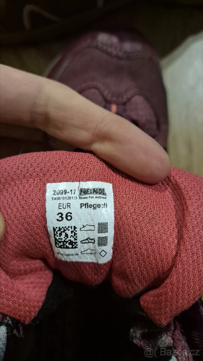 Turistické boty Meidl vel.36 - 4