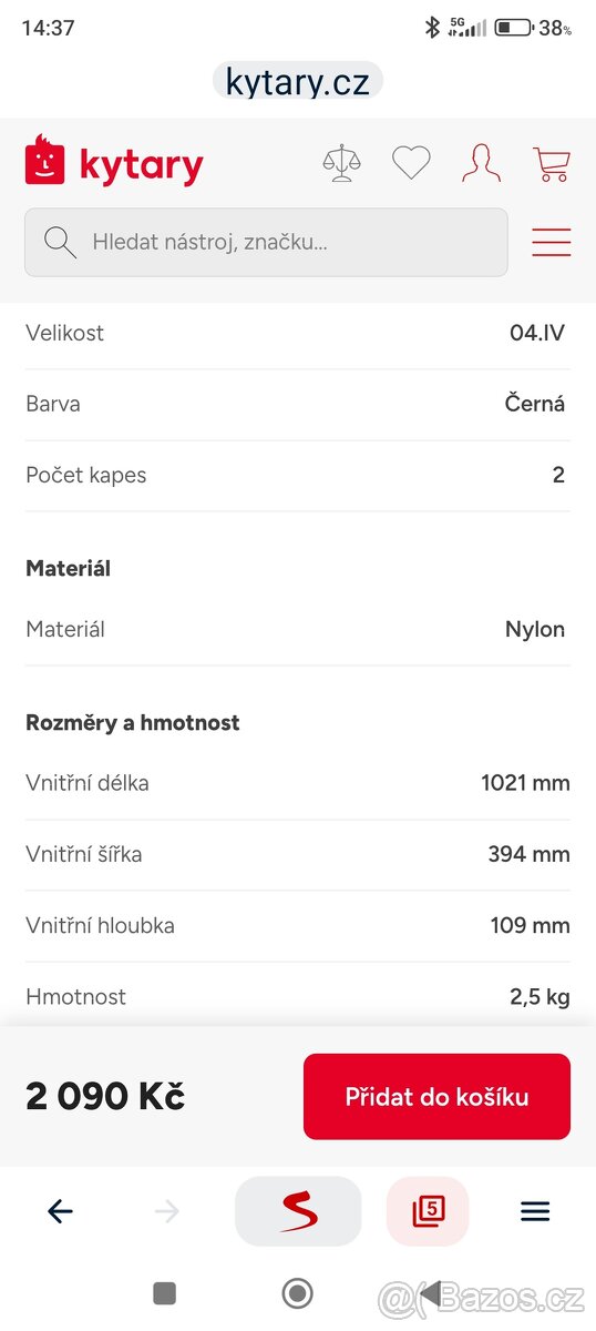 Pouzdro na kytaru - 4