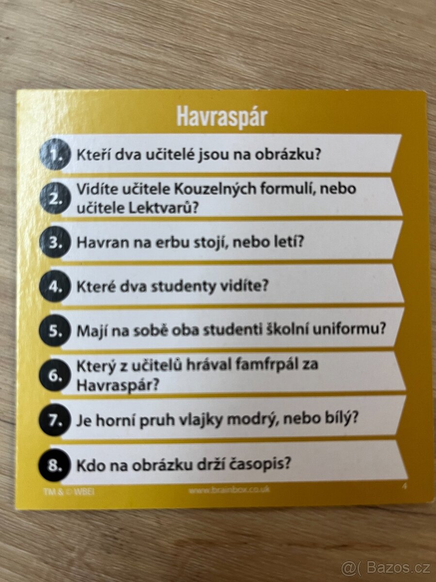 hra Brainbox v kostce - Harry Potter - 4